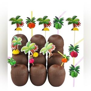 Coconut Party Cups set